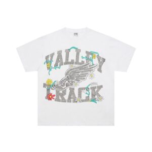 VALL Track Floral Tee (White)