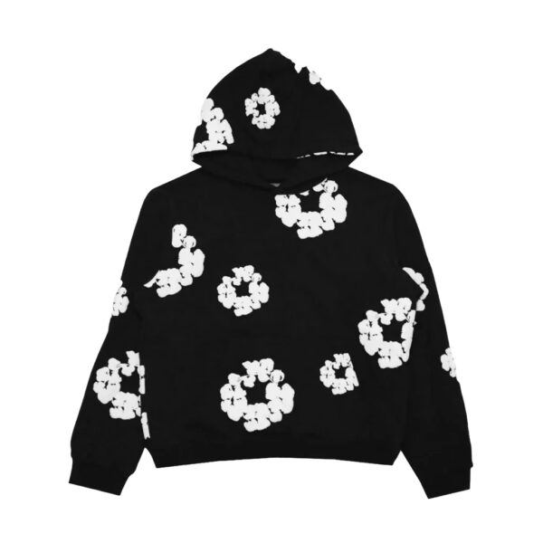 Denim Tears "Cotton Wreath" Hoodie. (Black)