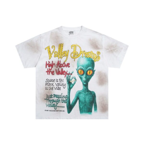 VALL Dreams Alien Tee  (White Wash)