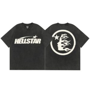 HS Flame Tee  (Charcoal Wash)